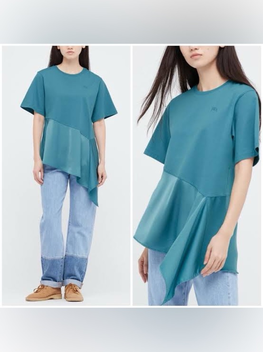JW Anderson x Uniqlo Silk Asymmetrical Top